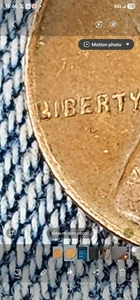 1944 WHEAT PENNY RARE DIE BREAK ERROR L IN LIBERTY TOUCHING RIM - Picture 1 of 3