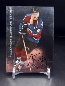 1999-00 ITG Be A Player - Alex Tanguay #73 - Millennium Signature Series Auto - Picture 1 of 2
