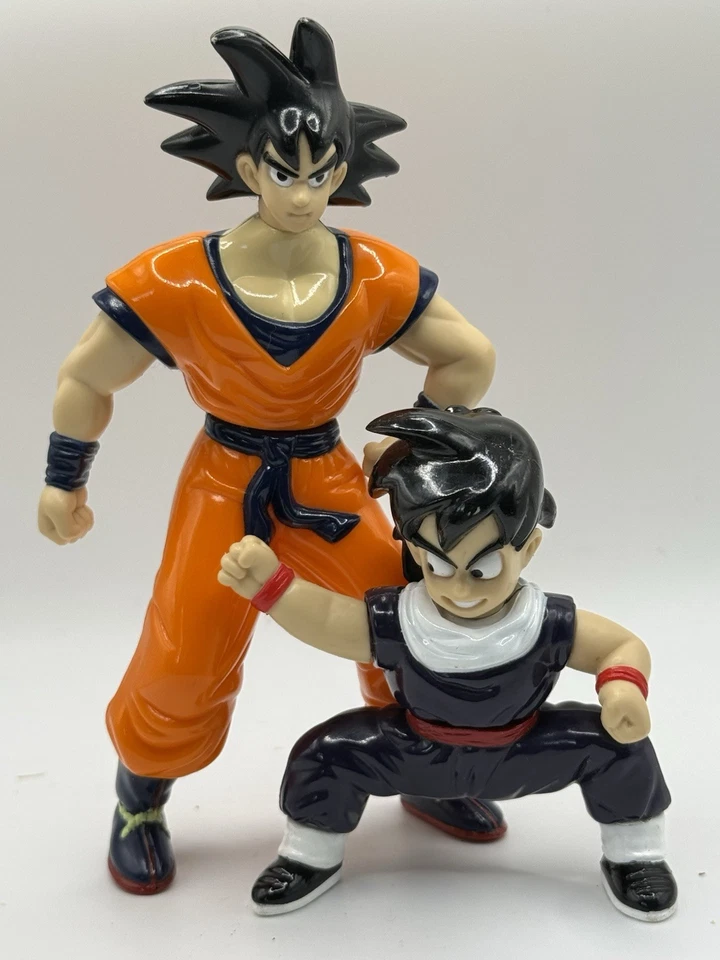 龙珠 Z (DBZ) Goku & Gohan Flying Nimbus Irwin 复古可动人偶  — 第 1/3 张图片