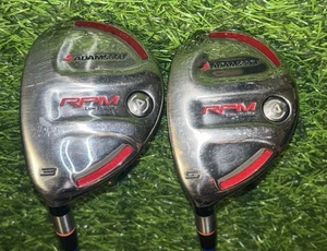 Adams Golf RPM Low Profile 3 & 5 WOOD SET Left Hand Graphite ProLaunch blue 75R - Picture 1 of 6