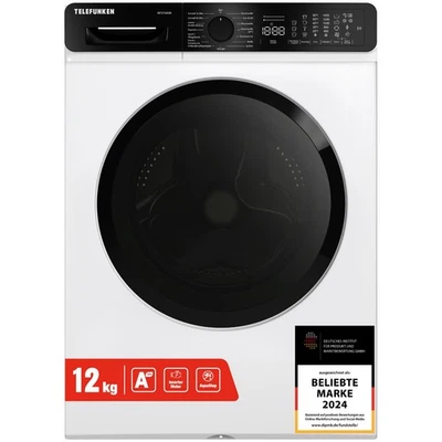 Telefunken Waschmaschine 12kg Frontlader 1400 U/Min 12 kg Waschmaschine AquaStop - Bild 1 von 4