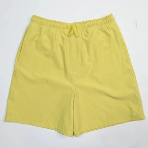 Free Assembly Boys Sz XXL (18) Swim Trunks Yellow Mesh Lined Shorts With Pockets - Picture 1 of 14