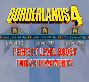 Borderlands 4 Perfect Max XP Level 50 Boost for Achievements XBOX PS5 PC SWITCH - Picture 1 of 1