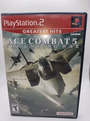 Ace Combat 5: The Unsung War - For Sony PlayStation 2 PS2  Cib Cleaned & Tested  - Image 1 of 4