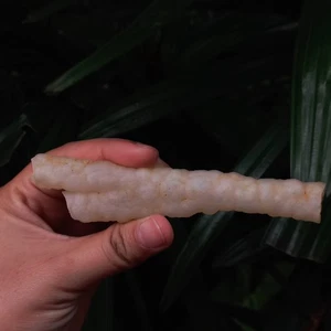 21gr schöner gezwirnter Tropfstein Cluster Chalcedon poliert Indonesien - Bild 1 von 9