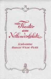 Berlin Okt 1946 Programm Neues Theater am Nollendorfplatz „Die geschiedene Frau“ - Bild 1 von 3