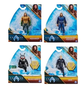 Aquaman & The Lost Kingdom 4” Action Figure DC Spin Master - 4 PACK - Picture 1 of 5