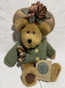 Boyds Bear Mrs. Trumbull Plüschbär 1985-98 J.B. Bean Mrs. Tuttle & Angel Pins - Bild 1 von 18