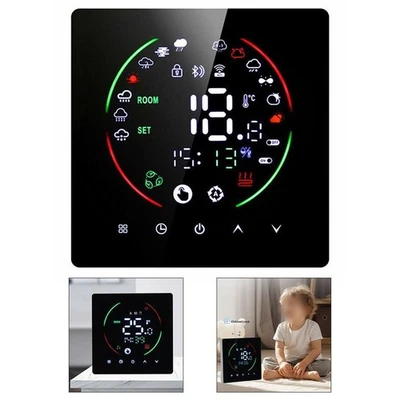 Easily Programmable Smart Thermostat Compatible with For Alexa Voice Control - Image 1 of 4