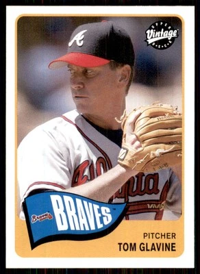 2003 Upper Deck Vintage #34 Tom Glavine Atlanta Braves - Image 1 of 2