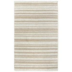 Rizzy Rugs Capri Area Rug CPI106 Polyester Stripe Transitional Ivory Rectangle - Picture 1 of 4
