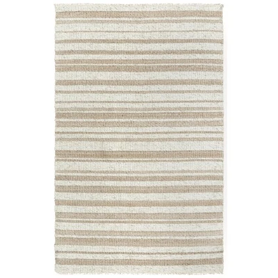 Rizzy Rugs Capri Area Rug CPI106 Polyester Stripe Transitional Ivory Rectangle - Image 1 of 4