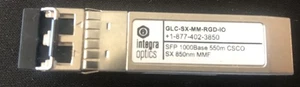 INTEGRA OPTICAL GLC-SX-MM-RGD-IO SFP Fiber Optical Transceiver - Picture 1 of 1