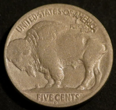 1917 D Buffalo Nickel Semi-Key Date Horn Details Holo-Restored Five 5c Coin D792 - Image 1 of 2