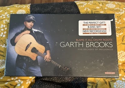 Garth Brooks Blame it All on My Roots 6 CD & 2 DVD 8 Disc Box Set  SEALED - Image 1 of 4