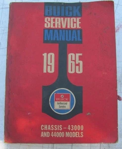 Buick Chassis 43000 y 44000 1965 modelos manual de servicio - Imagen 1 de 11