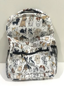 Linda mochila grande con estampado de perro I Love animal para niños niños niñas estudiantes escolares - Imagen 1 de 8