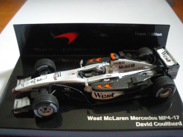 Minichamps 1/43 Mclaren MP 4/17 David Coulthard *WEST* - Image 1 of 1