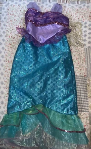 Little Mermaid Fantasy Play Costume by Jack's Pacific Disney Girls Sz. 6-8 - Picture 1 of 5