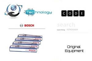 N° 4 Candelette BOSCH 0250201039 Fiat Ducato 1.9 2.5 TD - Imagen 1 de 1