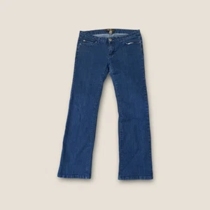 Y2K The Limited Low Rise Straight Leg Jeans Dark Wash Indigo 8 - Picture 1 of 5