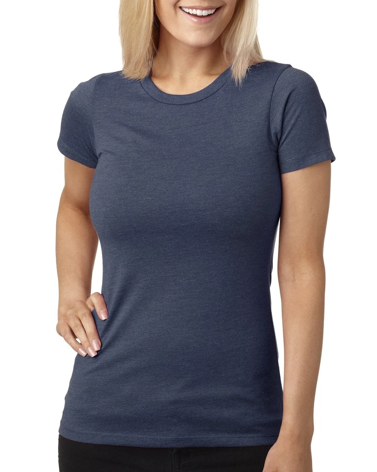 Next Level Apparel Ladies Blank CVC Stylish T Shirt Casual Plain T-Shirt - 6610 - Image 1 of 1