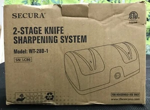 Secura 2-Stage Knife Sharpening System Model WT-28D-1 AN: LC86 NEW - Picture 1 of 6