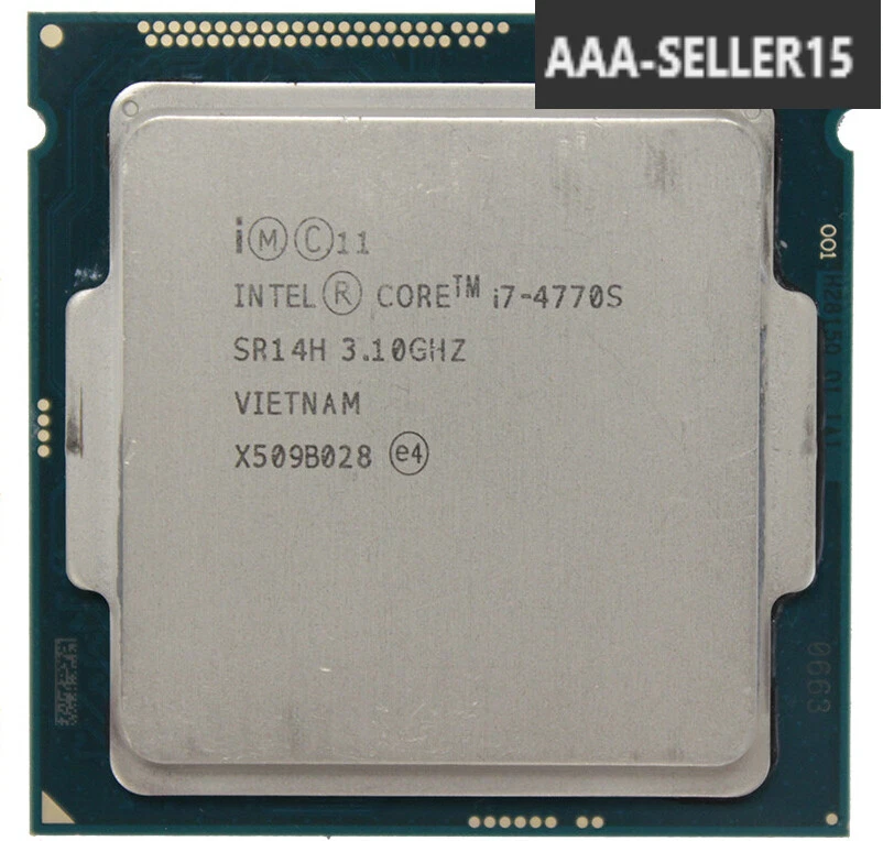 Intel Core i7-4770S SR14H 3.10GHz 8MB Quad-Core LGA1150 Desktop Processor P4S - Image 1 of 1