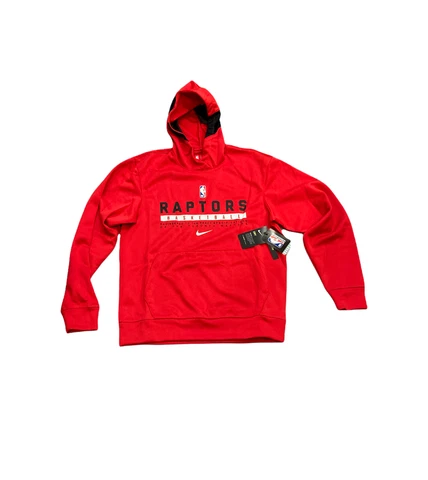 NWT NEW Toronto Raptors Nike Men's On Court Pullover Hoodie Sweatshirt XL Cover