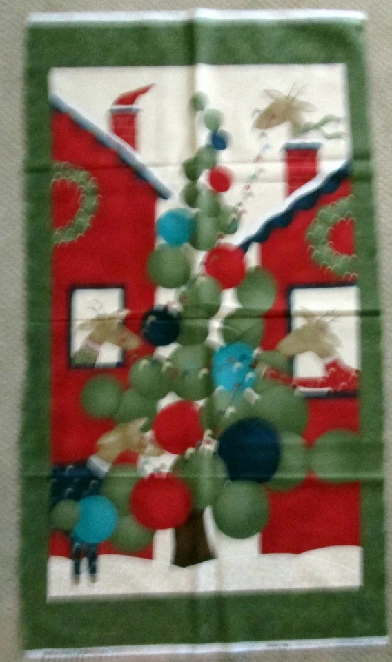 1 Darling MODA OOP Christmas "Reindeer Games " Quilting/Wallhanging Fabric Panel - Image 1 of 1