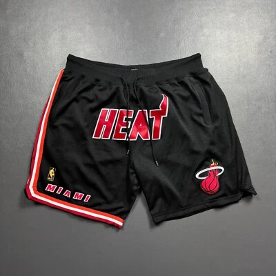 Pantalones Cortos 100% Auténticos 96 97 Miami Heat Just Don x Mitchell & Ness Talla 2XL Para Hombres Foto 1 de 4
