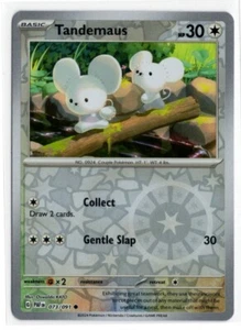 Pokemon Paldean Fates Reverse Holo 073/091 Tandemaus - Bild 1 von 1