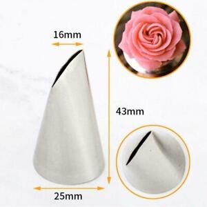 Rose Cake Icing Piping Nozzle Petal Cupcake Decorating Tool NEW Cream Tips Y9I9