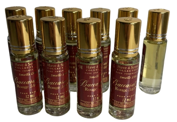ACEITE FRAGANCIA BACCARAT ROUGE 540 (HUELE A) 12 ml por HAVE Á SCENT NUEVO 10 piezas Foto 1 de 1