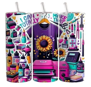 I Can Totally Make That Crafting Crafter Craft 20oz Tumbler Insulated Travel Mug - Picture 1 of 3