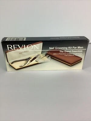 Kit de novio de uñas Revlon The Grand Essentials para hombre 6700-84 nuevo hecho en EE. UU. Foto 1 de 4