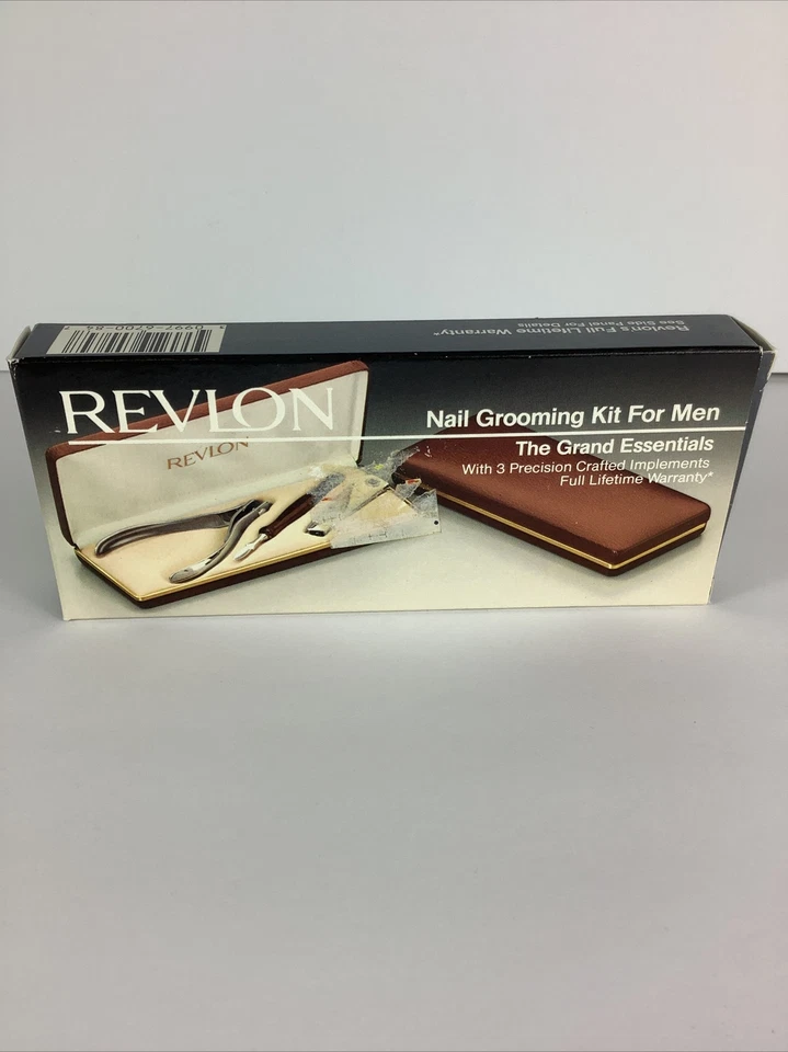 Revlon The Grand Essentials Nail Groom Kit for Men 6700-84 USA Made
