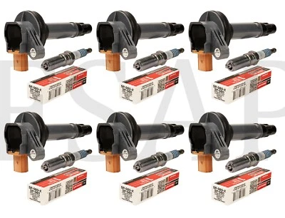 Set of 6 Ignition Coil & Spark Plugs 2015 Ford Transit 250 V6 3.5L Turbocharged - Image 1 of 3
