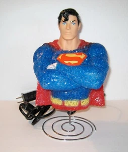 Superman Night Light Lamp UL Listed EVA Style Plastic Resin - Picture 1 of 6