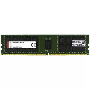 Kingston 32GB 2Rx4 PC4-19200 DDR4 2400 ECC REG RDIMM Register Server Memory RAM - Picture 1 of 1