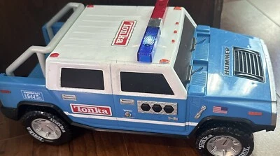 Tonka Police H2 Hummer Hasbro 2004 Rare Early Model Lights And Sounds Tested! - Image 1 of 4