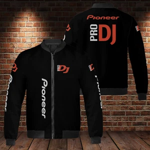 Pioneer Pro DJ Unisex Lightweight, Windproof Bomber Jacket - Picture 1 of 10