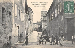 CPA 07 ARLEBOSC GRAND RUE AVENUE DE LAMASTRE - Picture 1 of 1