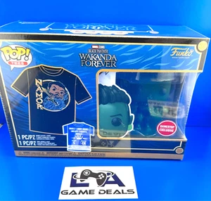 NEW - Funko Pop! Tee-Black Panther Wakanda Forever NAMOR w T-shirt Size SMALL - Picture 1 of 2