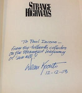Dean Koontz SIGNED Strange Highways TRUE 1st Edition, 1st Printing 1995 - Picture 1 of 6