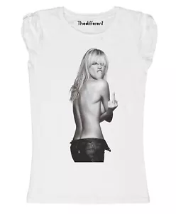 New T-Shirt Donna Fiammata Model Moss Fk You Idea Regalo - Foto 1 di 1