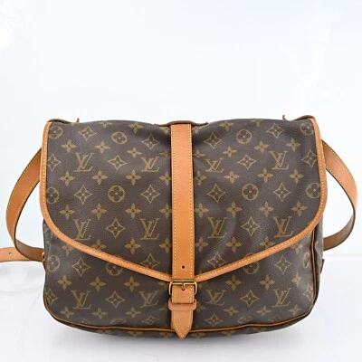 Auténtico Bolso Bandolera Louis Vuitton Monograma Saumur 35 Hombro M42254 P4324RJ605 Foto 1 de 4