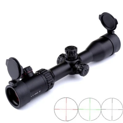New 4.5-14X42 SF Rifle Scope Red Green Mil-dot with Ring Mount Hunting Scopes - Image 1 of 4