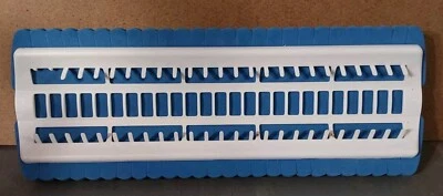 Aguja de hilo de punto de cruz 25 soporte de espacio organizador sin usar azul blanco Foto 1 de 3