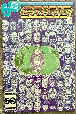 DC Comics Crisis On Infinite Earths #5 1st Cameo App Anti-Monitor FN/VF 1985 - Image 1 of 4